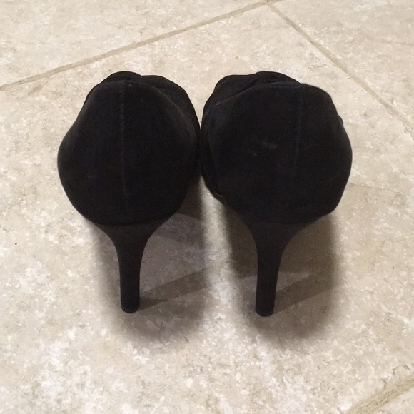 Suede peep toe pumps - Picture 2 of 6